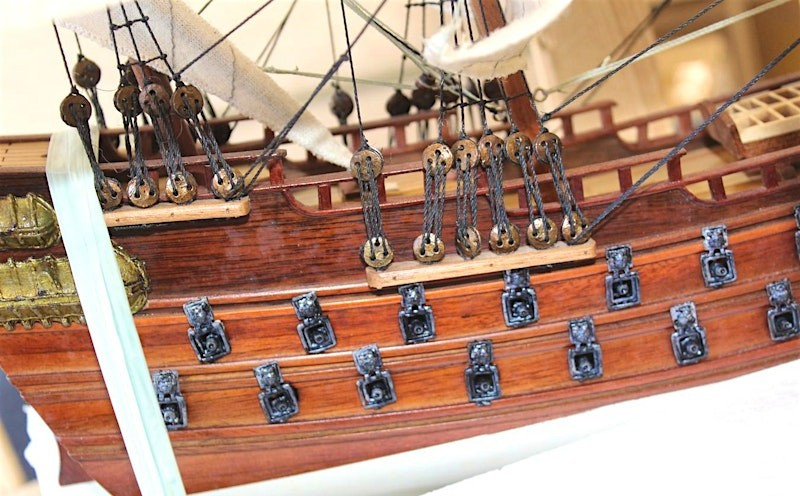 WASA (VASA) SWEDEN'S TALL SHIP (PAINTED HULL)