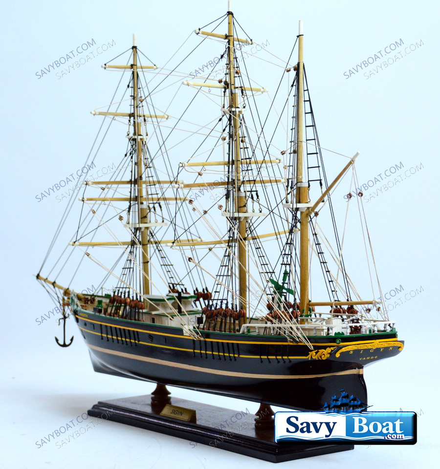 SIGYN WOODEN BARQUE TALL SHIP