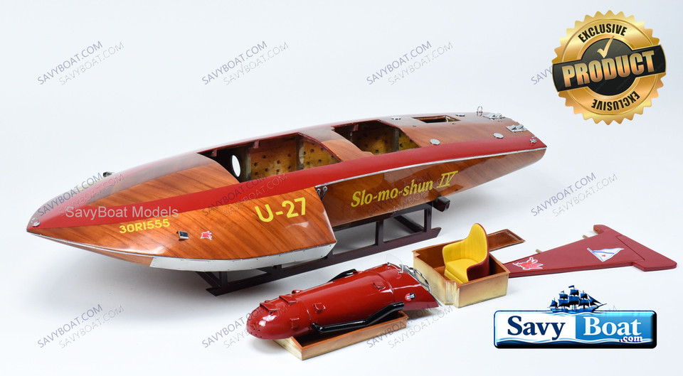 SLO-MO IV (U-27) UNLIMITED 36" RC READY HYDROPLANE