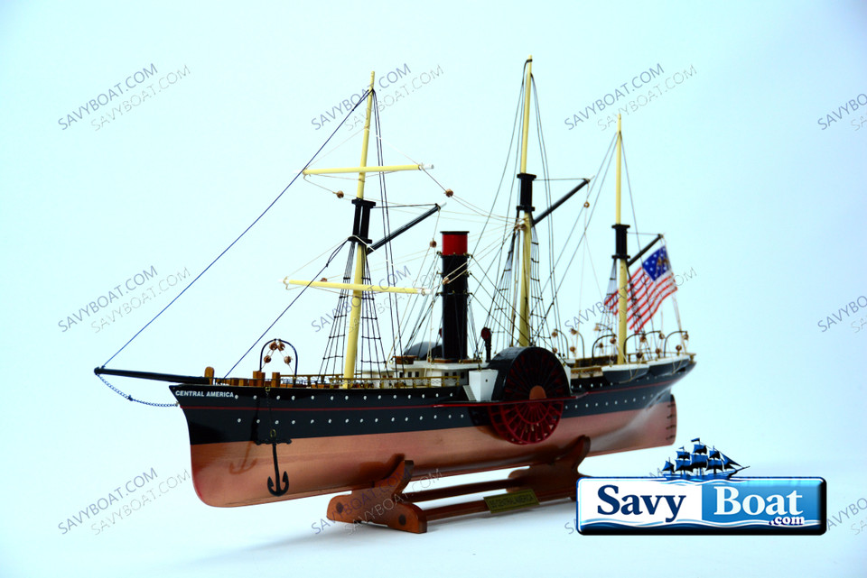 SS CENTRAL AMERICA SIDE WHEEL PADDLESTEAMER
