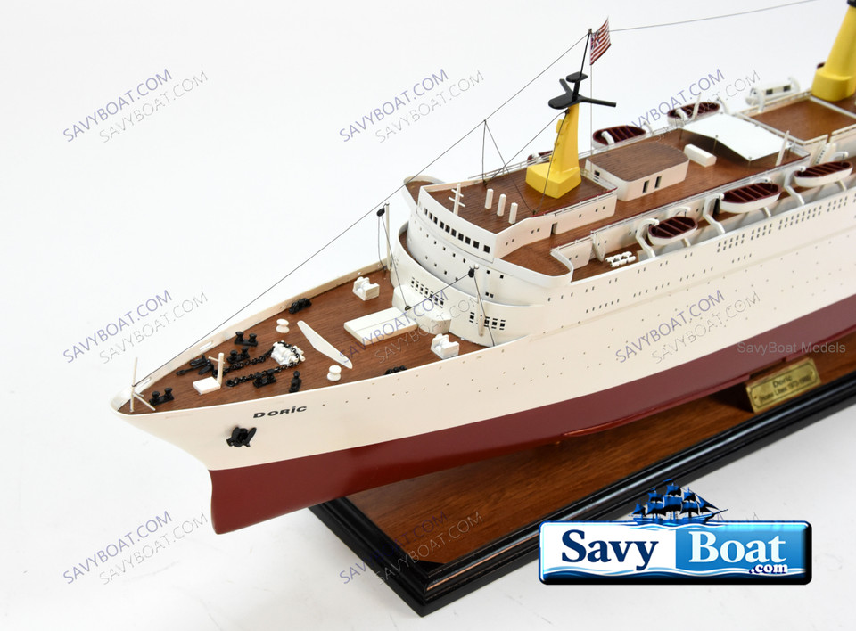 SS DORIC OCEAN LINER   OL073 SAVY LOGO
