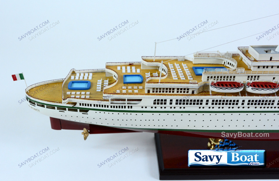 SS LEONARDO DA VINCI OCEAN LINER (WHTE HULL)