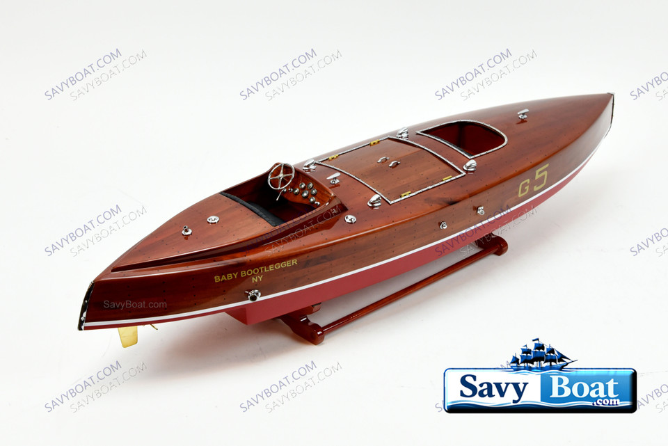 BABY BOOTLEGGER  RACING 1920's SPEEDBOAT