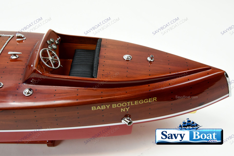 BABY BOOTLEGGER  RACING 1920's SPEEDBOAT
