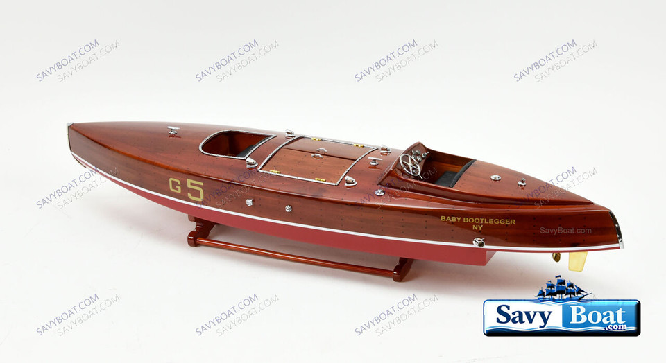 BABY BOOTLEGGER  RACING 1920's SPEEDBOAT