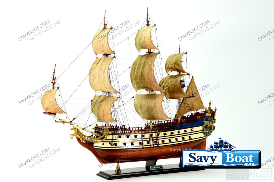 LA LICORNE (THE UNICORN) W/SAILS from ADVENTURES of TIN TIN