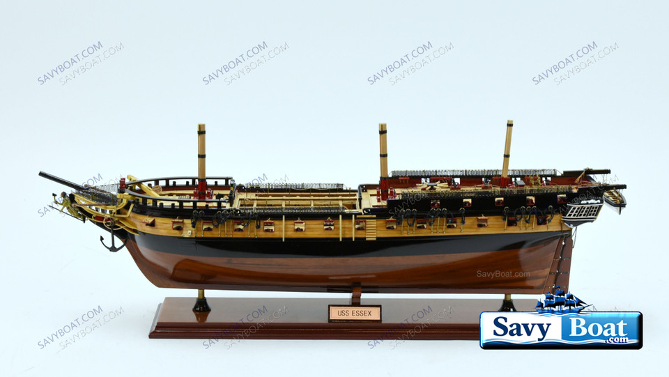 1799 USS ESSEX FRIGATE NO MAST