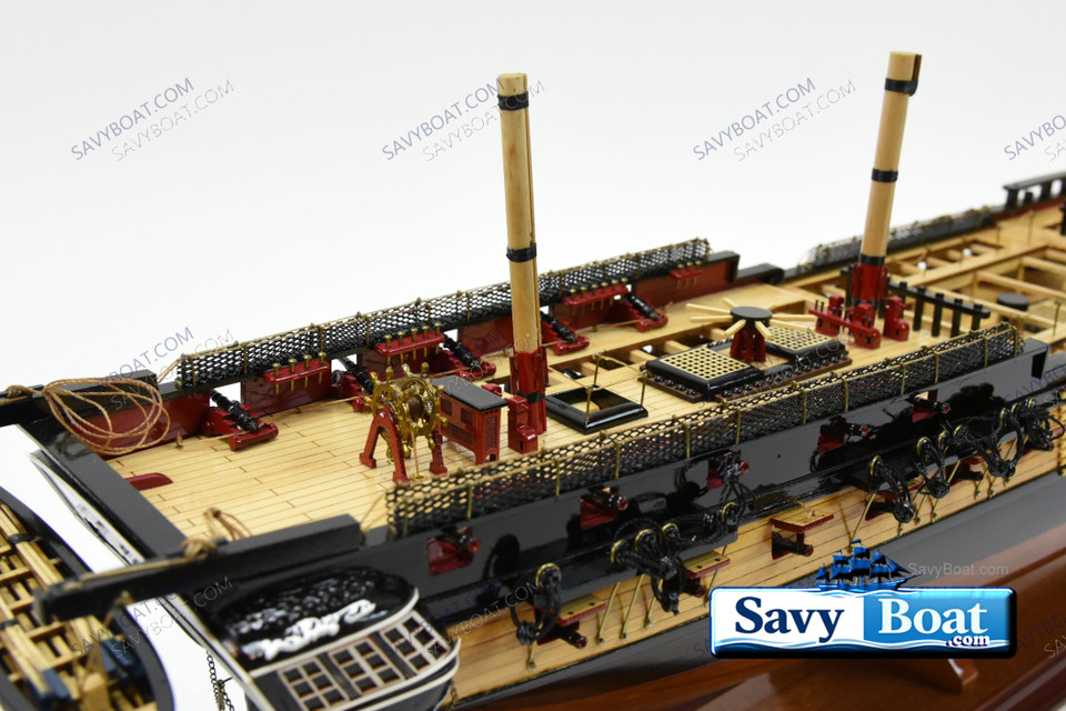 1799 USS ESSEX FRIGATE NO MAST