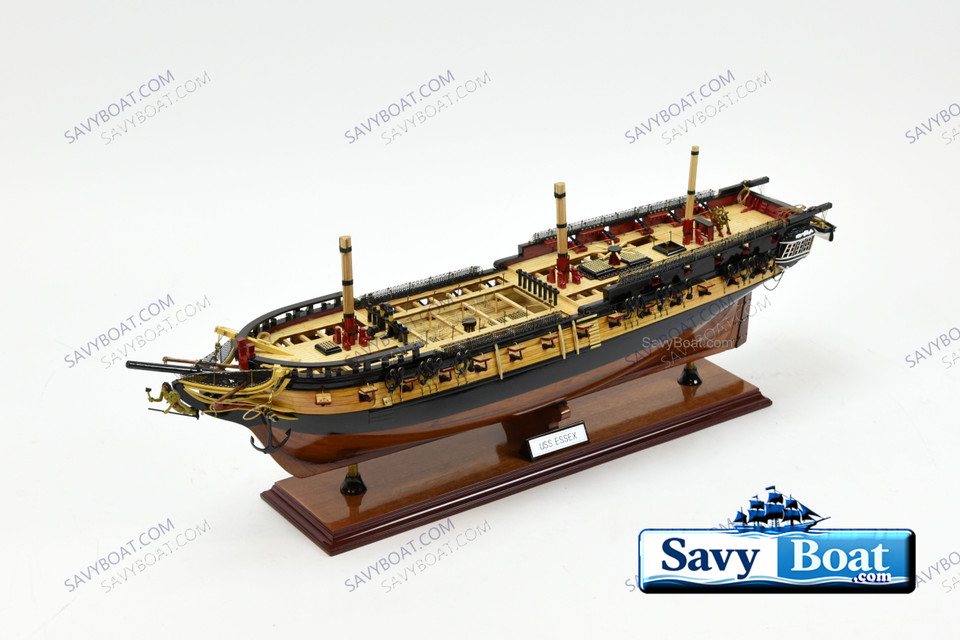 1799 USS ESSEX FRIGATE NO MAST