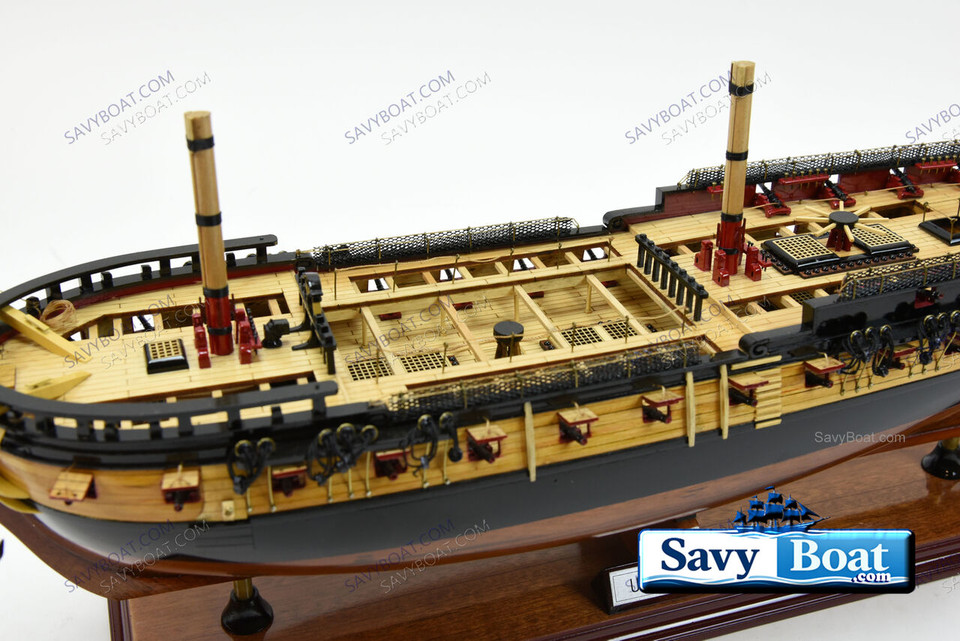 1799 USS ESSEX FRIGATE NO MAST