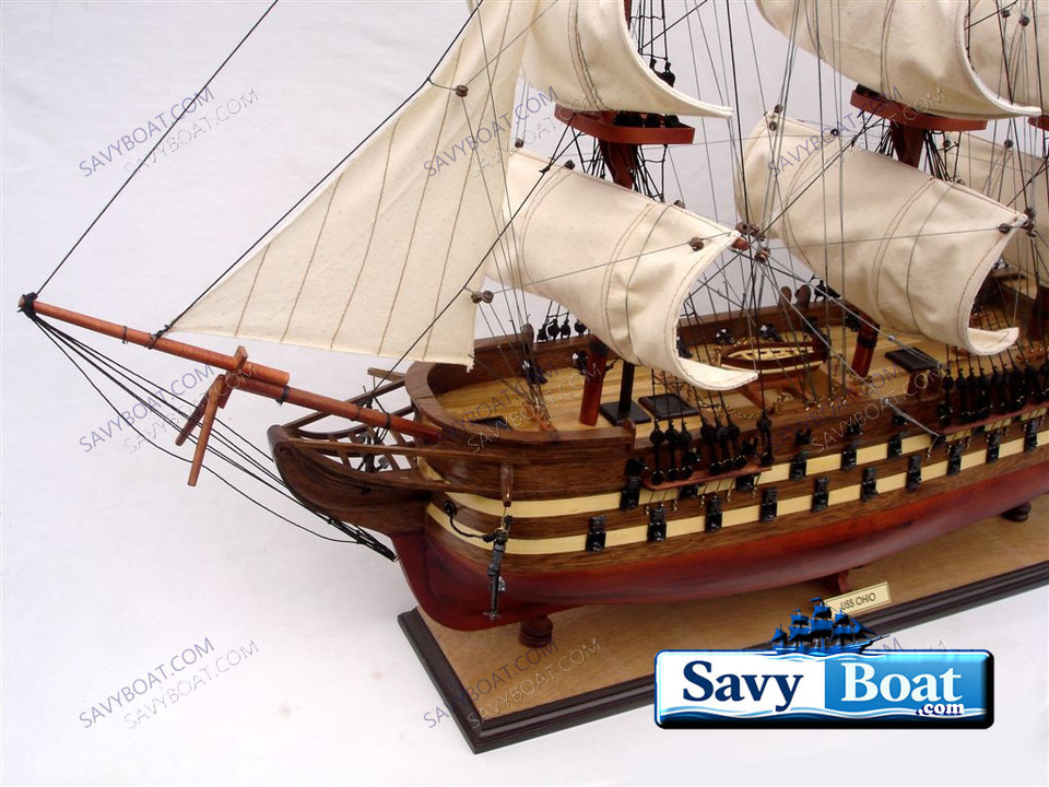 USS OHIO TALL SHIP W/ SAILS