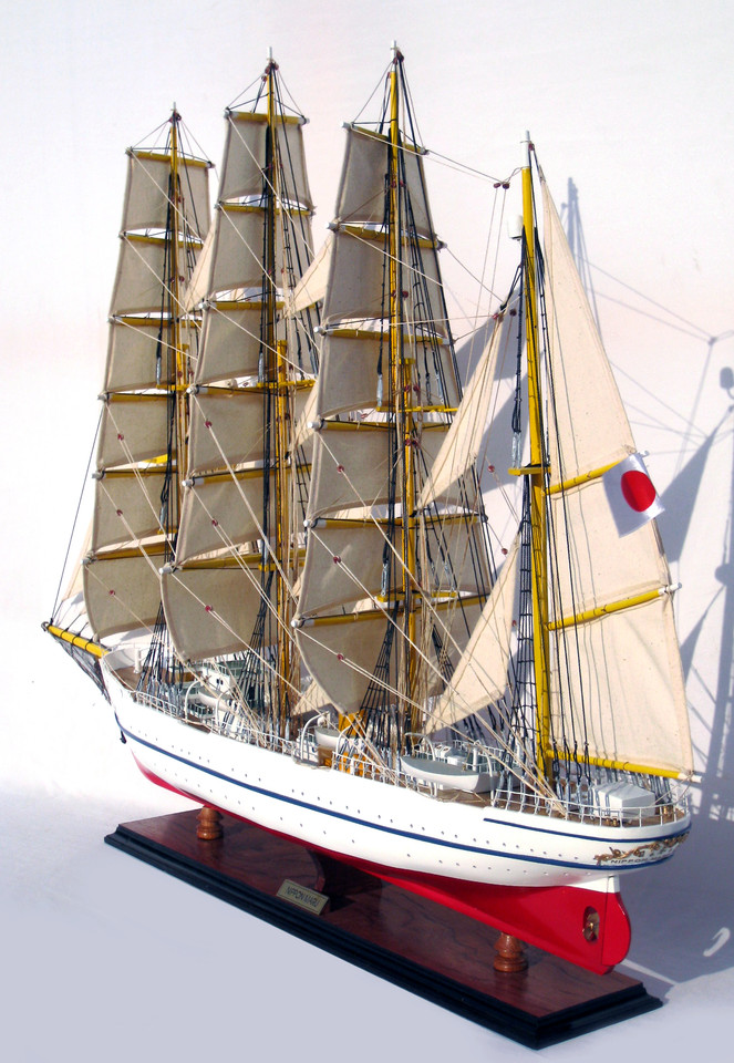 NIPPON MARU JAPANESE  WINDJAMMER TALL SHIP W/SAILS
