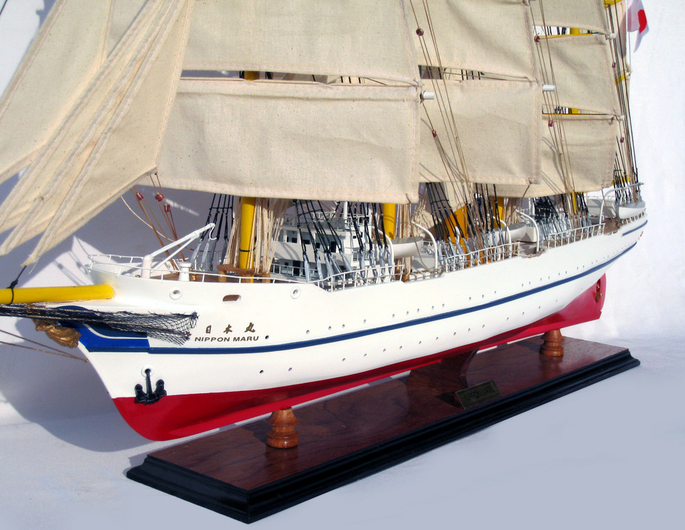 NIPPON MARU JAPANESE  WINDJAMMER TALL SHIP W/SAILS