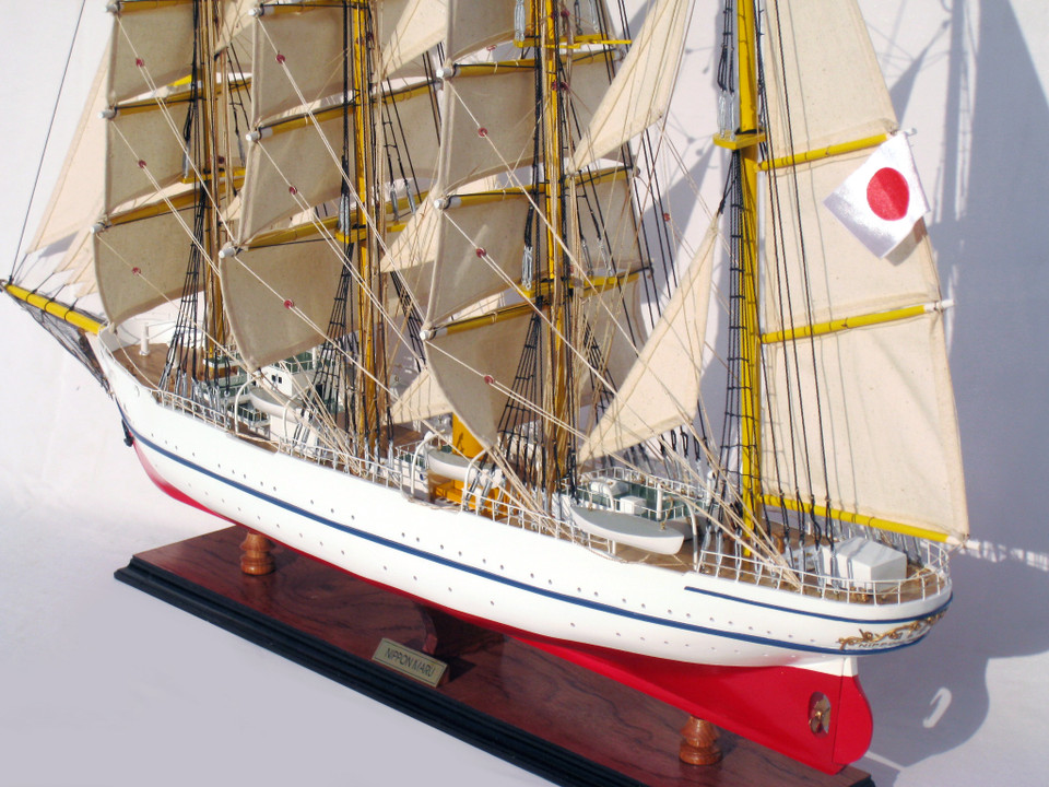 NIPPON MARU JAPANESE  WINDJAMMER TALL SHIP W/SAILS