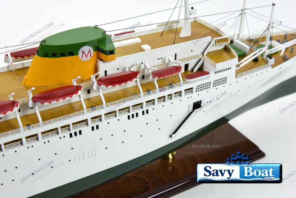 SS BRASIL LIGHTED STEAM SHIP