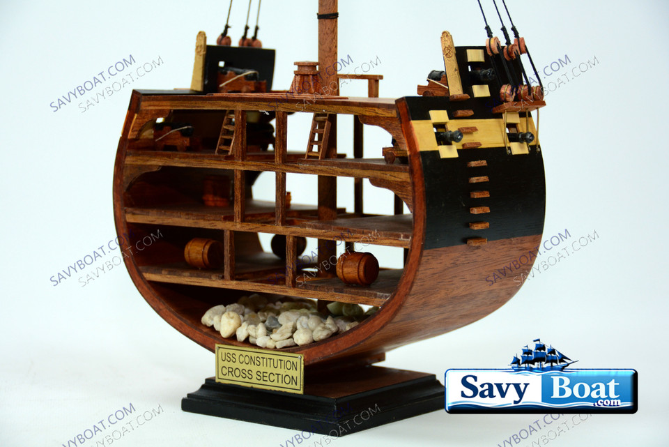 USS CONSTITUTION CROSS SECTION