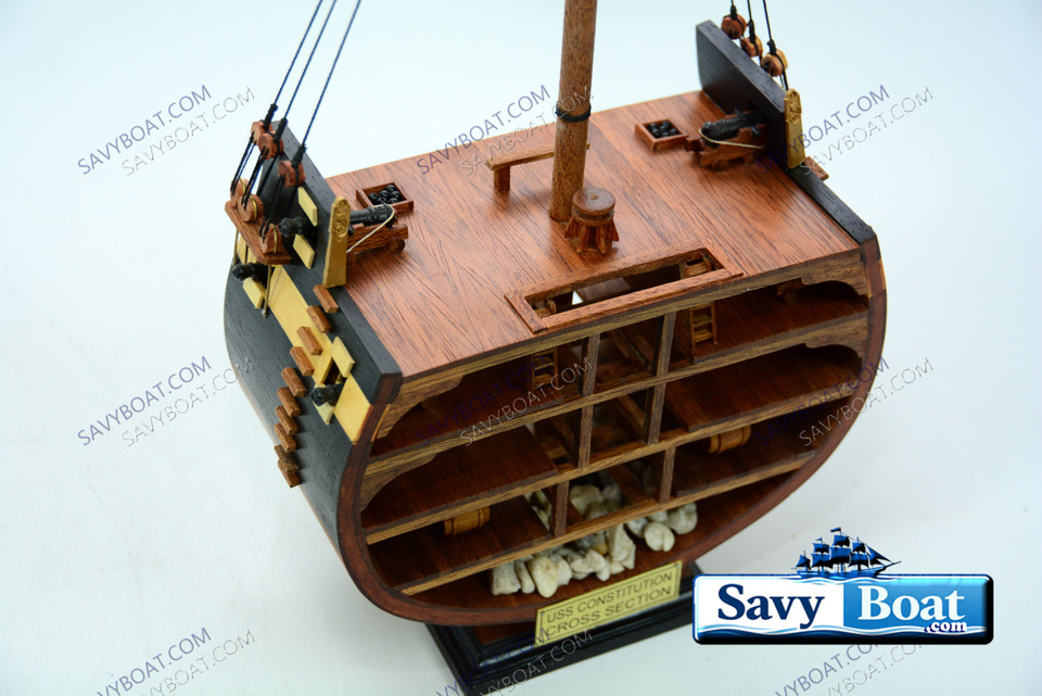 USS CONSTITUTION CROSS SECTION