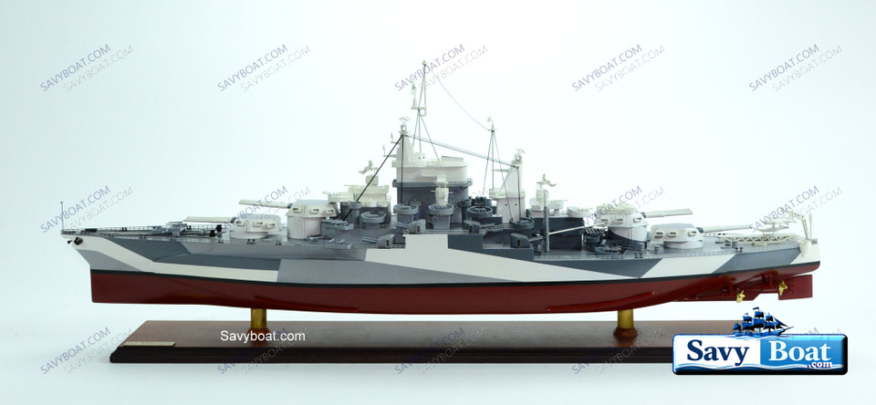 USS TENNESSEE CAMO BATTLESHIP (BB-43)