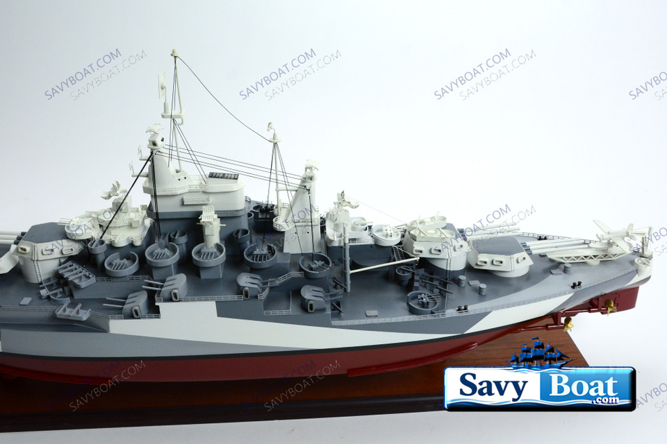 USS TENNESSEE CAMO BATTLESHIP (BB-43)