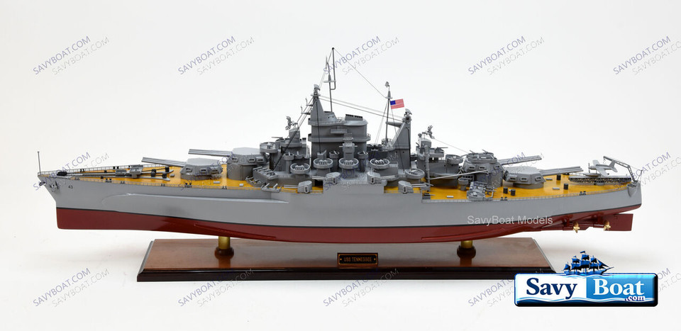 USS TENNESSEE GRAY BATTLESHIP (BB-43)