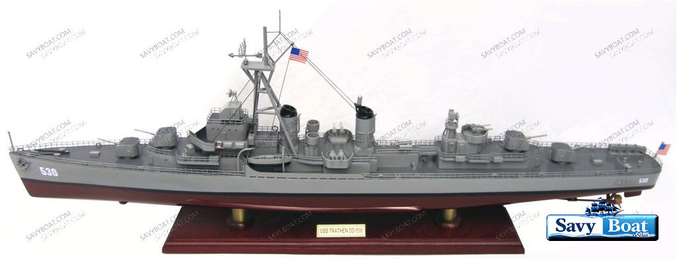 USS TRATHEN (DD-530) WWII FLETCHER CLASS DESTROYER