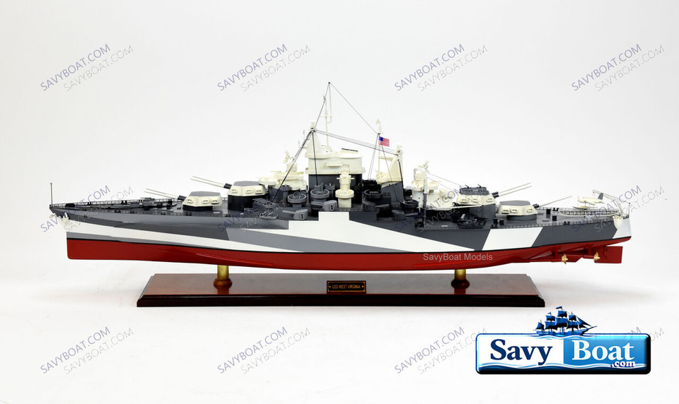 USS WEST VIRGINIA BATTLESHIP (BB-48) CAMO