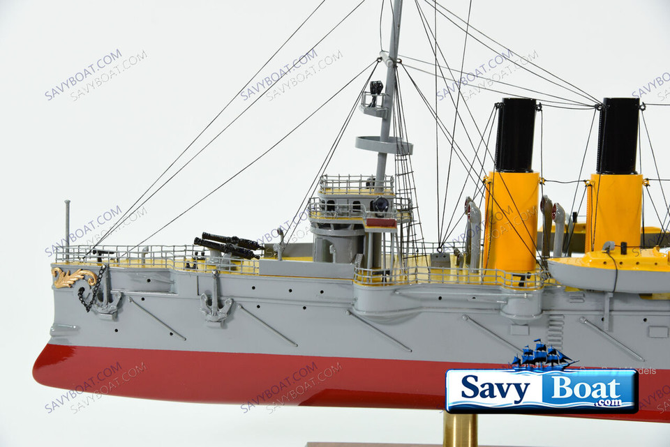 VARYAG RUSSIAN PROTECTED CRUISER (red hull)