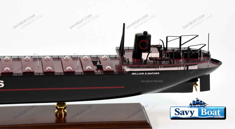 WILLIAM G. MATHER GREAT LAKES FREIGHTER (name on side)
