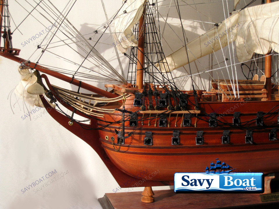 De ZEVEN PROVINCIEN TALL SHIP (wood hull w/sails)