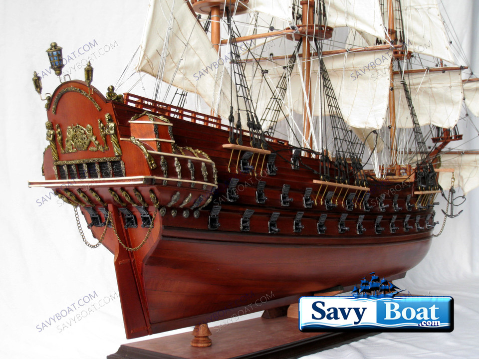 De ZEVEN PROVINCIEN TALL SHIP (wood hull w/sails)