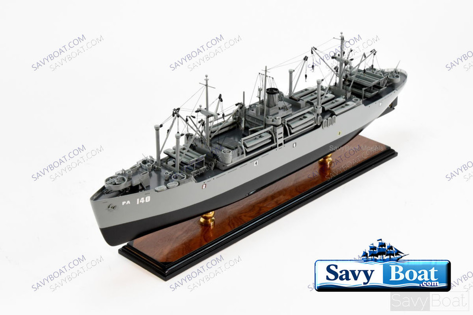 USS HASKELL (APA-117) WWII ATTACK CARGO SHIP