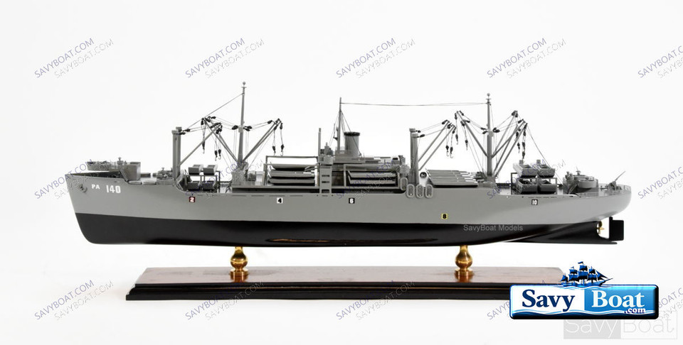 USS HASKELL (APA-117) WWII ATTACK CARGO SHIP