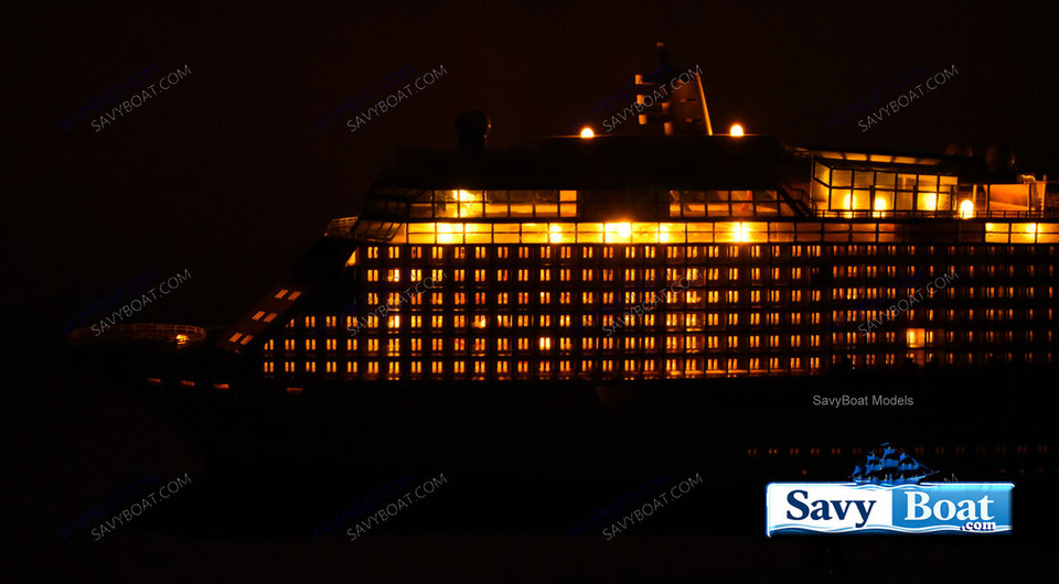 CELEBRITY ECLIPSE LIGHTED CRUISE SHIP