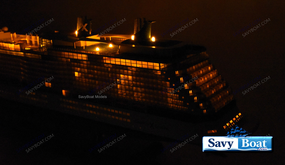CELEBRITY ECLIPSE LIGHTED CRUISE SHIP