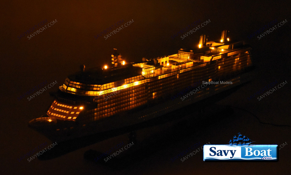 CELEBRITY EQUINOX LIGHTED CRUISE SHIP
