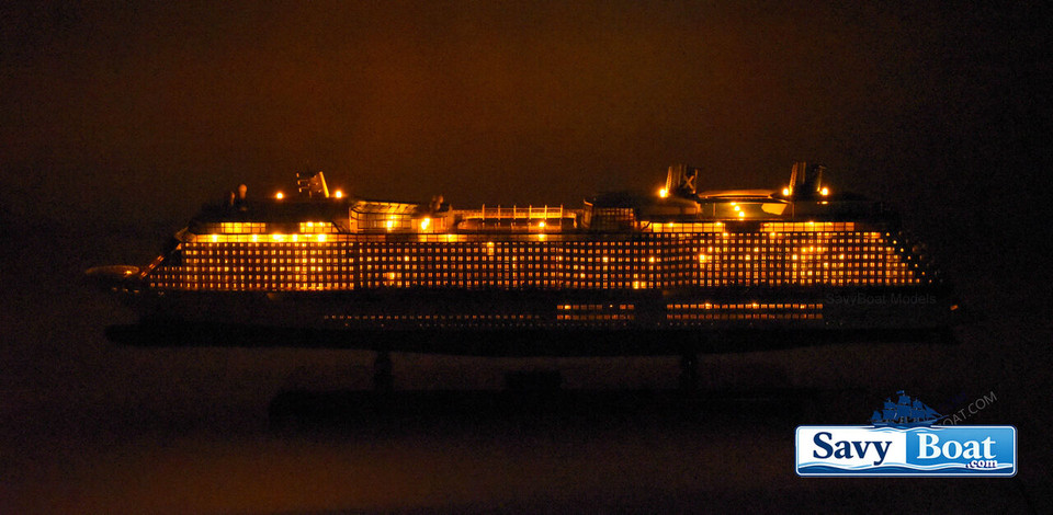 CELEBRITY SILHOUETTE LIGHTED CRUISE SHIP