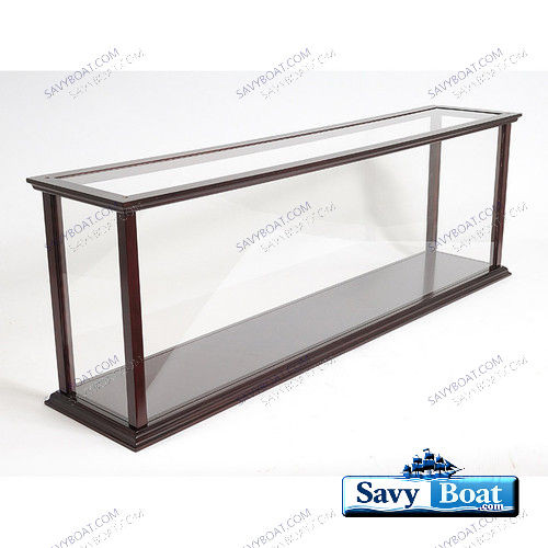 60" HUGE  DISPLAY CASE FOR LARGE OR MULTIPLE SHIPS