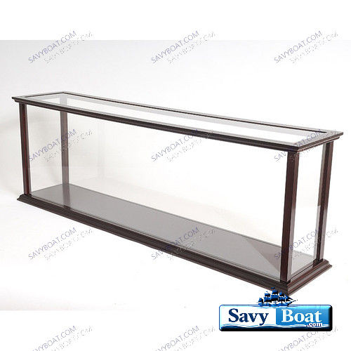 60" HUGE  DISPLAY CASE FOR LARGE OR MULTIPLE SHIPS