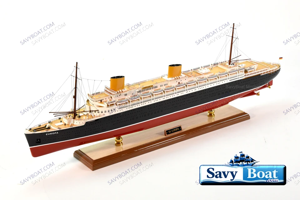 SS EUROPA LIGHTED OCEAN LINER SHIP