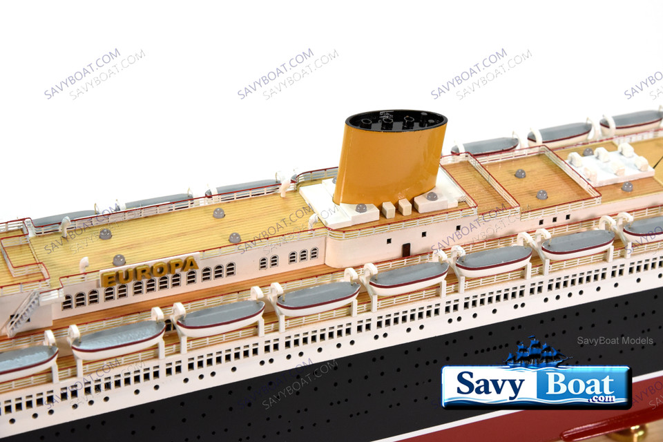 SS EUROPA LIGHTED OCEAN LINER SHIP