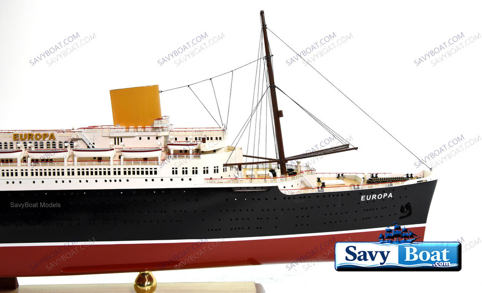 SS EUROPA LIGHTED OCEAN LINER SHIP