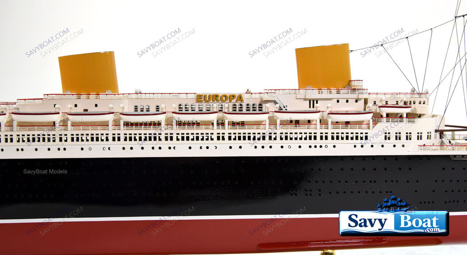 SS EUROPA LIGHTED OCEAN LINER SHIP