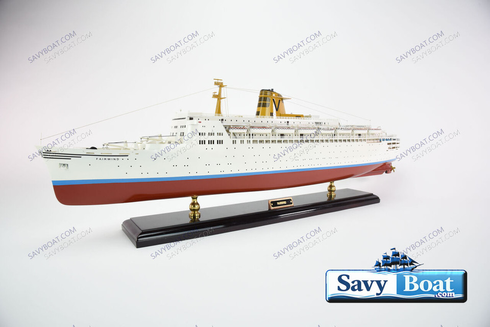 SS FAIRWIND LIGHTED OCEAN LINER