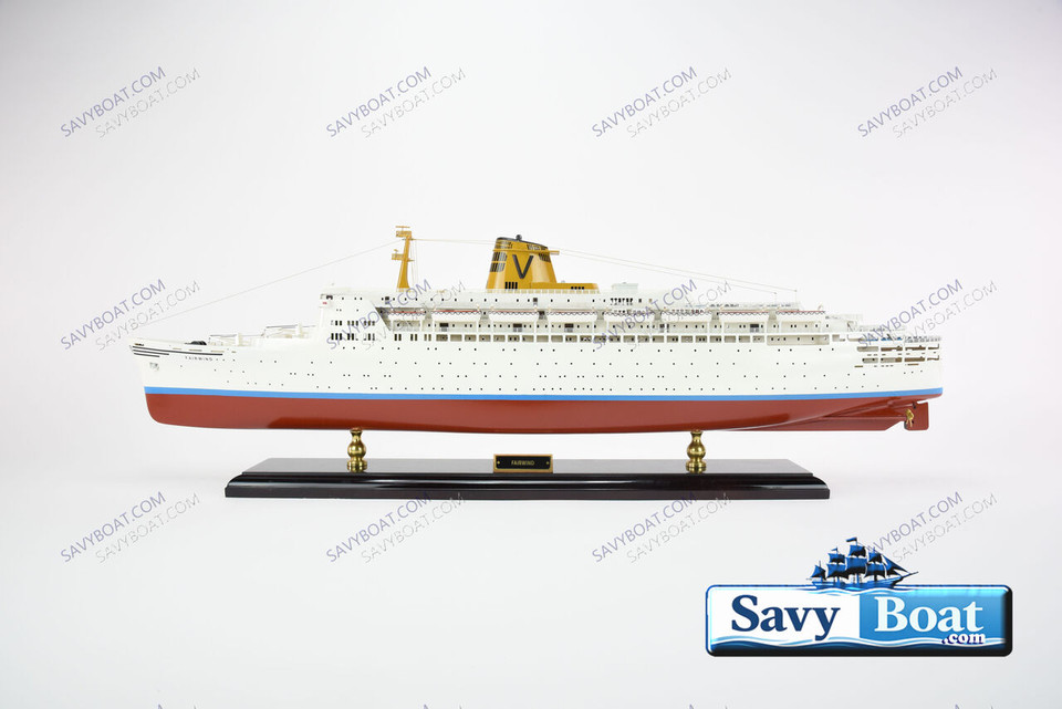 SS FAIRWIND LIGHTED OCEAN LINER