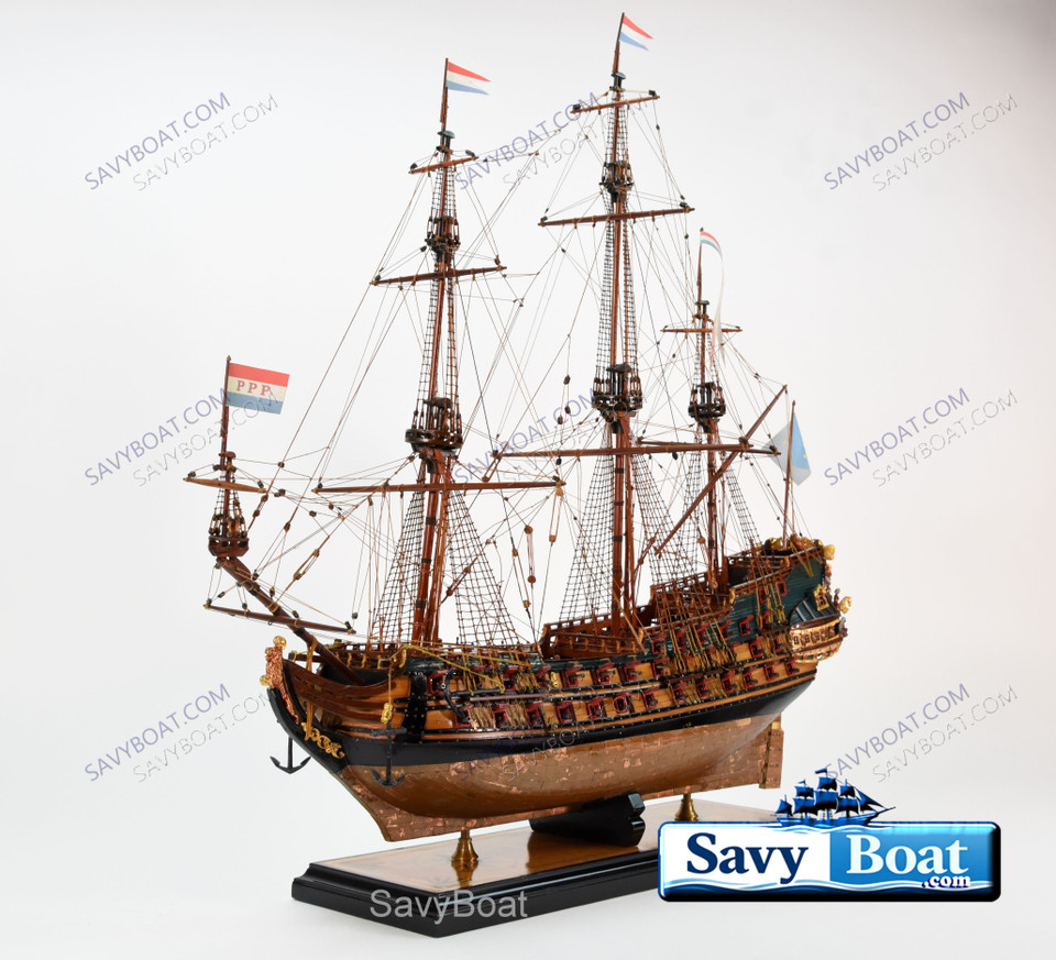FRIESLAND DUTCH 80 GUN 1663 COPPER HULL