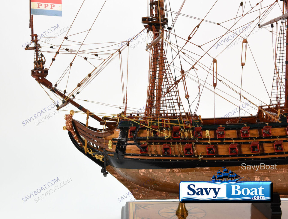 FRIESLAND DUTCH 80 GUN 1663 COPPER HULL