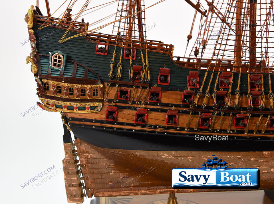FRIESLAND DUTCH 80 GUN 1663 COPPER HULL