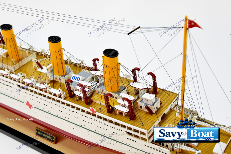 HMHS BRITANNIC LIGHTED HOSPITAL SHIP