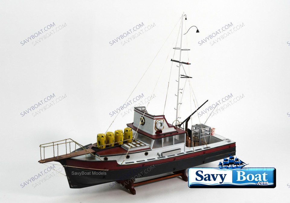 JAWS SHARK HUNTING BOAT ORCA - RC READY  &  LIGHTED