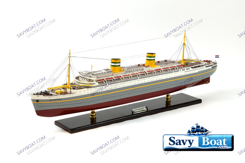 SS NIEUW AMSTERDAM DUTCH OCEAN LINER  (GRAY)